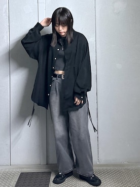「JUNRED（ジュンレッド）のアイテム」を使った、KONOMIさん（レディース・158cm）の秋コーディネート