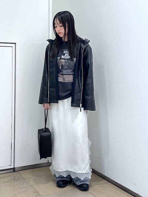 フレンチレースパネルスカート（スカート）｜SALON adam et rope