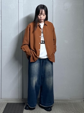 「JUNRED（ジュンレッド）のアイテム」を使った、KONOMIさん（レディース・158cm）の夏コーディネート