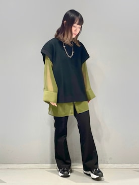 「SKECHERS（スケッチャーズ）のアイテム」を使った、KONOMIさん（レディース・158cm）の夏コーディネート