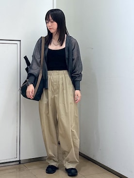 「アイテム（カーディガン/ボレロ）」を使った、KONOMIさん（レディース・158cm・30代）の夏コーディネート