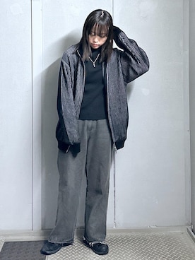 「JUNRED（ジュンレッド）のアイテム」を使った、KONOMIさん（レディース・158cm）の秋コーディネート