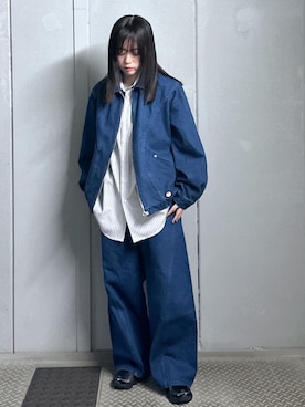 「アイテム（ジャケット/アウター）」を使った、KONOMIさん（レディース・158cm・30代）の冬コーディネート