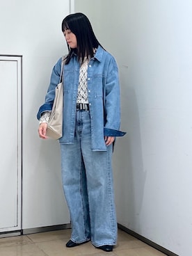 「アイテム（その他トップス）」を使った、KONOMIさん（レディース・158cm・30代）の夏コーディネート