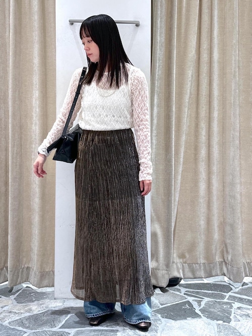 レースシアートップス［ストレッチ］（その他トップス）｜SALON