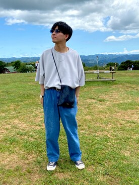 「KEITH（キース）のアイテム」を使った、ぽっぽさん（メンズ・171cm）の秋コーディネート