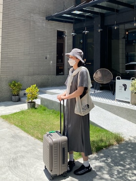 「MEIER.Q（マイヤーキュー）のアイテム（ワンピース/ドレス）」を使った、just an outfit diaryさん（レディース・168cm）の夏コーディネート