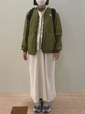 「MEIER.Q（マイヤーキュー）のアイテム（ワンピース/ドレス）」を使った、just an outfit diaryさん（レディース・168cm）の冬コーディネート