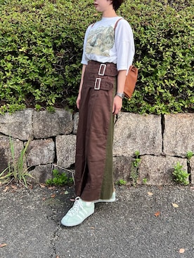 「アイテム（バックパック/リュック）」を使った、nnさん（レディース・157cm）の秋コーディネート