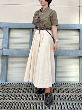「アイテム（腕時計）」を使った、nnさん（レディース・157cm）の秋コーディネート