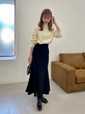 「アイテム（その他）」を使った、N a n a m iさん（レディース・156cm）の冬コーディネート