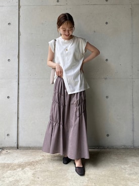 N a n a m iさん（レディース・156cm）の夏コーディネート