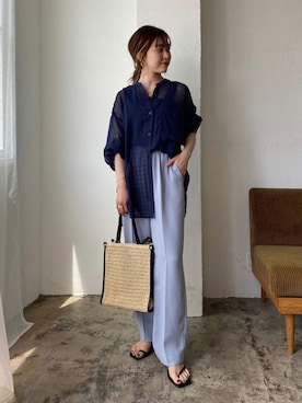 N a n a m iさん（レディース・156cm）の夏コーディネート