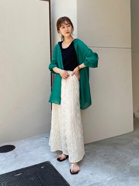 N a n a m iさん（レディース・156cm）の夏コーディネート