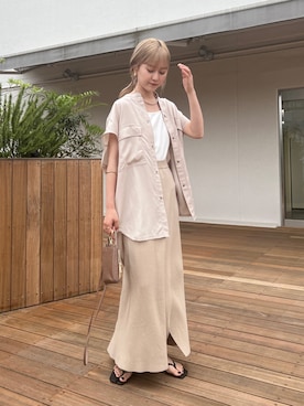 N a n a m iさん（レディース・156cm）の夏コーディネート