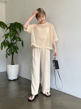 N a n a m iさん（レディース・156cm）の夏コーディネート