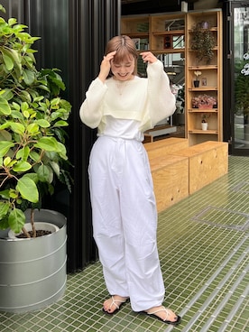 N a n a m iさん（レディース・156cm）の夏コーディネート