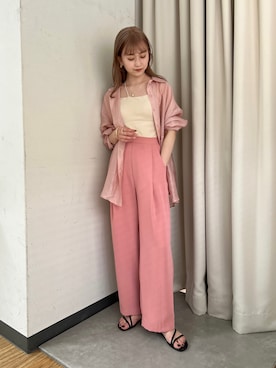 N a n a m iさん（レディース・156cm）の春コーディネート