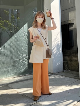 「ごきげんウィーク」｜「アイテム（その他シューズ）」を使った、N a n a m iさん（レディース・156cm）の春コーディネート