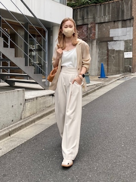 N a n a m iさん（レディース・156cm）の春コーディネート