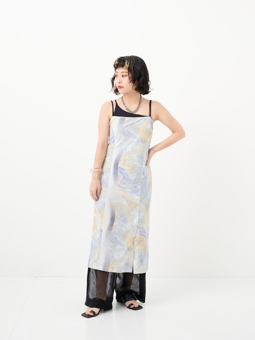 ワンピース 「洗濯機洗い可能」ZOE ART キャミワンピース「A＋TOKYO  