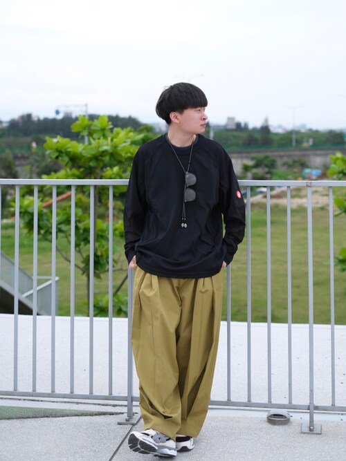 トップス < C.E > MESH RAGLAN COLOUR LONG SLEEVE 1684841319_500.jpg