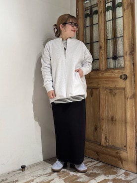 「PUAL CE CIN（ピュアルセシン）のアイテム」を使った、mizukiさん（レディース・157cm）の春コーディネート