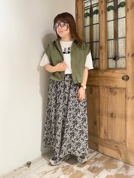 mizukiさん（レディース・157cm）の夏コーディネート