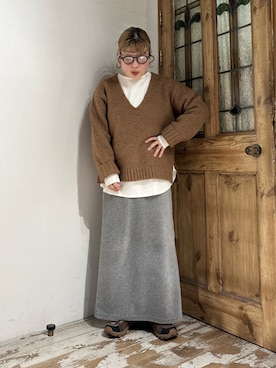 mizukiさん（レディース・157cm）の冬コーディネート