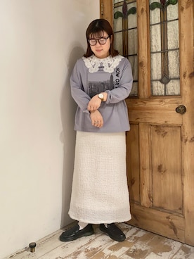 「春服デビュー宣言」｜「アイテム（タンクトップ）」を使った、mizukiさん（レディース・157cm）の春コーディネート