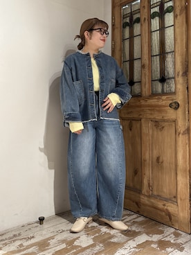 「PUAL CE CIN（ピュアルセシン）のアイテム」を使った、mizukiさん（レディース・157cm）の冬コーディネート