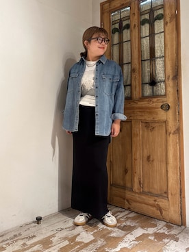 「ナロースカート」｜mizukiさん（レディース・157cm）の夏コーディネート