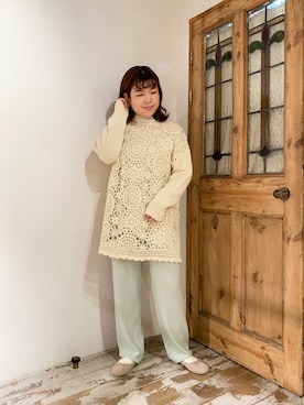 「ニット/セーター」｜mizukiさん（レディース・157cm）の冬コーディネート