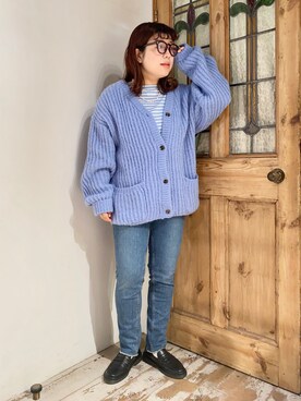 「シアタープロダクツ(THEATRE PRODUCTS)」｜「アイテム（ローファー）」を使った、mizukiさん（レディース・157cm）の秋コーディネート