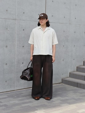 「アイテム（スウェットパンツ）」を使った、KEIGOさん（メンズ・178cm・20代）の夏コーディネート
