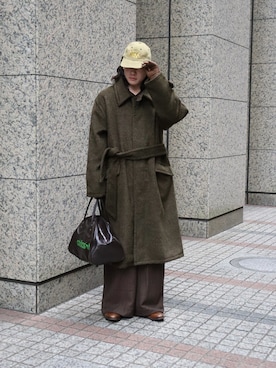 「KHOKI（コッキ）のアイテム」を使った、KEIGOさん（メンズ・178cm）の冬コーディネート