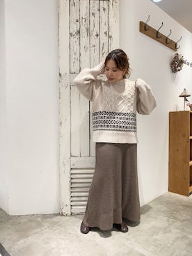 「select MOCA（セレクトモカ）のアイテム（ブーツ）」を使った、shooojiさん（レディース・150cm）の冬コーディネート