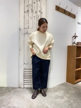 「select MOCA（セレクトモカ）のアイテム（ブーツ）」を使った、shooojiさん（レディース・150cm）の秋コーディネート