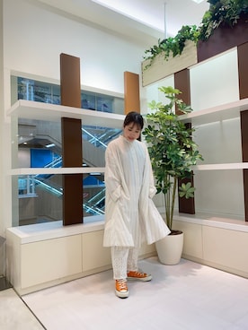 「ゆったりシルエット」｜「アイテム（ワンピース/ドレス）」を使った、shooojiさん（レディース・150cm）の冬コーディネート