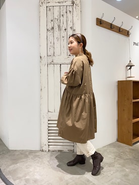「select MOCA（セレクトモカ）のアイテム（ブーツ）」を使った、shooojiさん（レディース・150cm）の秋コーディネート