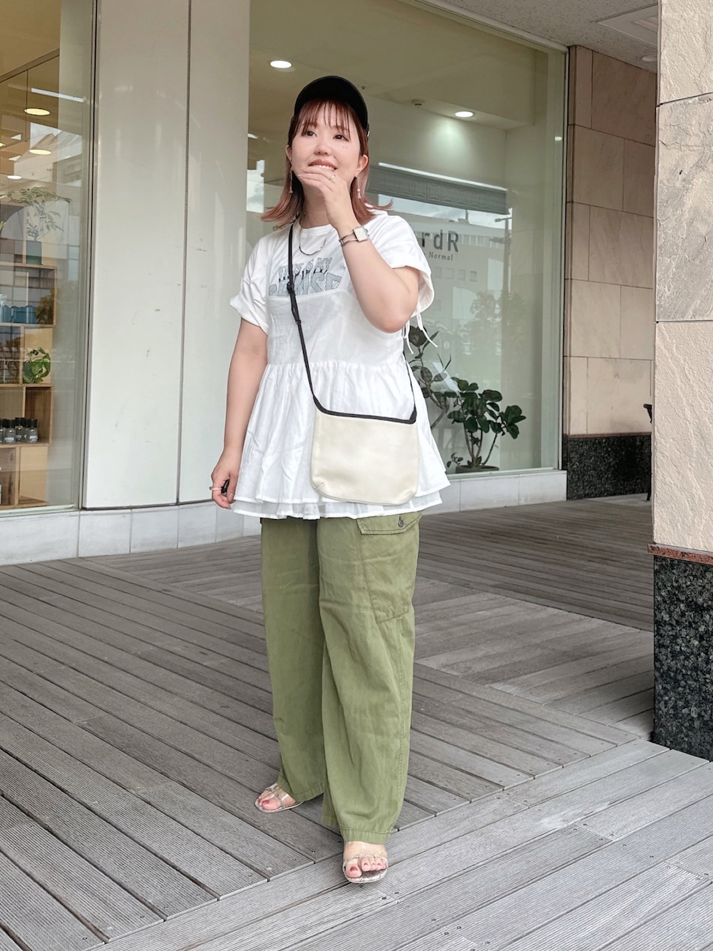 ⋆⸜美品⸝⋆ ピュアルセシン コットンリネン ギャザー