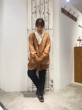 「コーデュロイパンツ」｜「アイテム（アンサンブル）」を使った、shooojiさん（レディース・150cm）の冬コーディネート