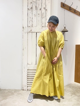 「キャップ女子」｜「アイテム（スリッポン）」を使った、shooojiさん（レディース・150cm）の夏コーディネート
