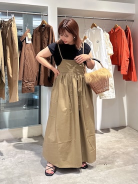 「夏秋ミックス」｜「アイテム（ワンピース/ドレス）」を使った、shooojiさん（レディース・150cm）の夏コーディネート