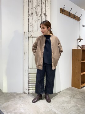 「select MOCA（セレクトモカ）のアイテム（ブーツ）」を使った、shooojiさん（レディース・150cm）の秋コーディネート