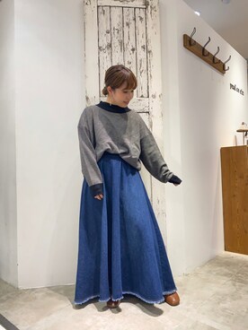 「select MOCA（セレクトモカ）のアイテム（ブーツ）」を使った、shooojiさん（レディース・150cm）の秋コーディネート