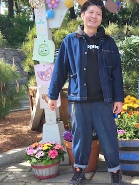 「INDEPENDENT（インディペンデント）のアイテム」を使った、kenkenさん（メンズ・172cm）の春コーディネート