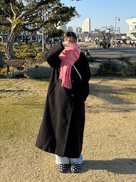 「SUBU(スブ)のアイテム」を使った、はるかさん(レディース・156cm)の冬コーディネート