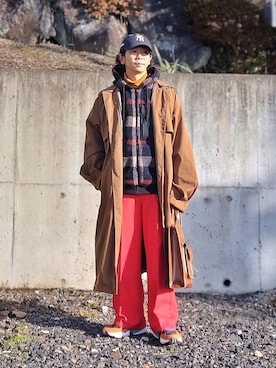 しょーわさん（メンズ・168cm）の冬コーディネート