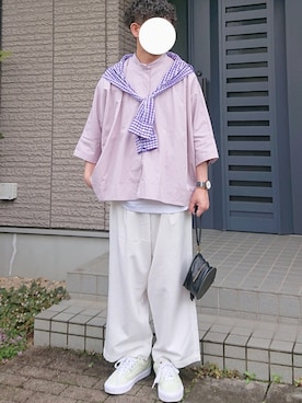 「TIDEWAY（タイドウェイ）のアイテム」を使った、しょーわさん（メンズ・168cm）の夏コーディネート